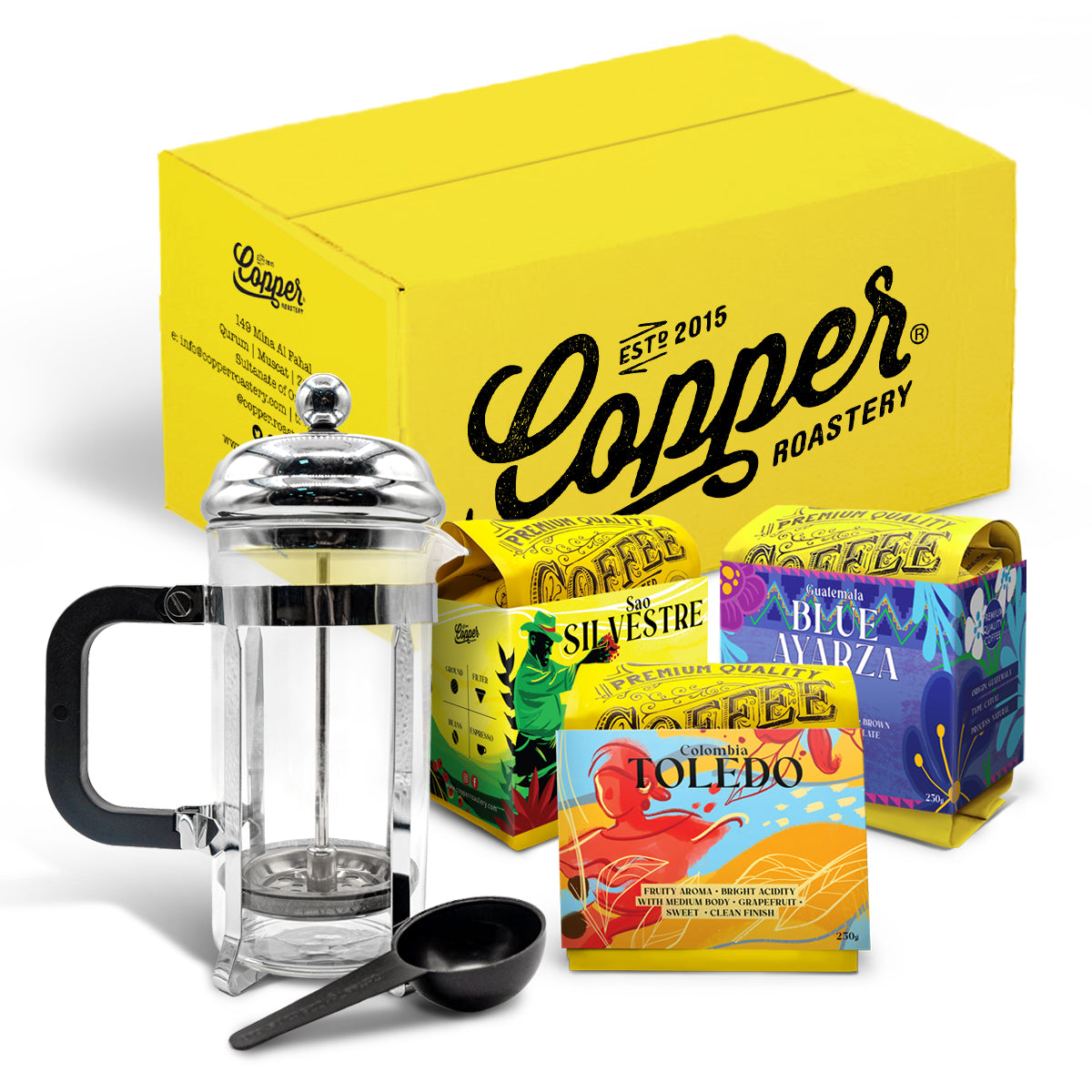 French Press Starter Kit – Coastal Coffee Collective