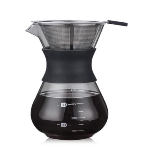 Glass Coffee Pot With Filter 400 ml