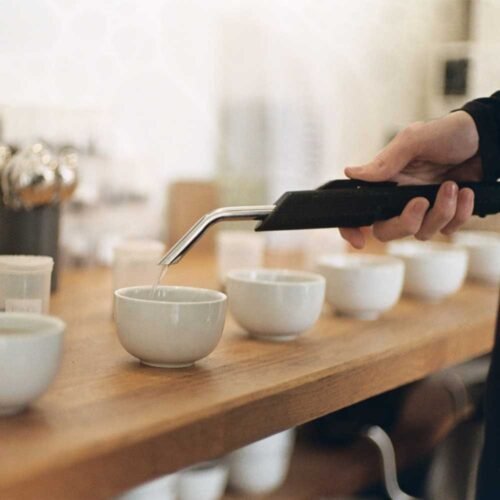 Mavam cupping gun for coffee labs