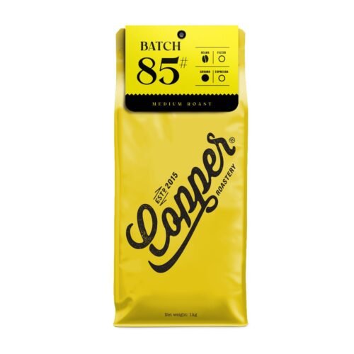 Discover Batch 85 – a premium specialty coffee blend with citrus notes, sweet aroma & rich body. Perfect for espresso & long black.