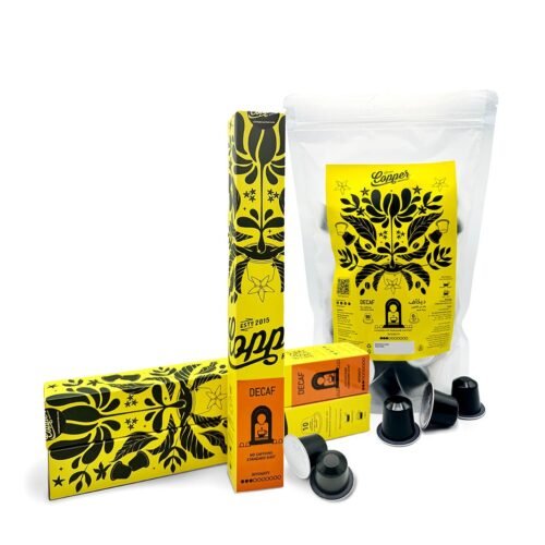 Copper Roastery decaf coffee capsules