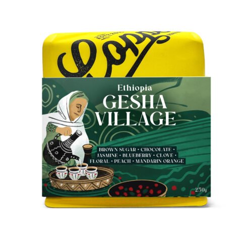 Gesha Village coffee beans from Ethiopia