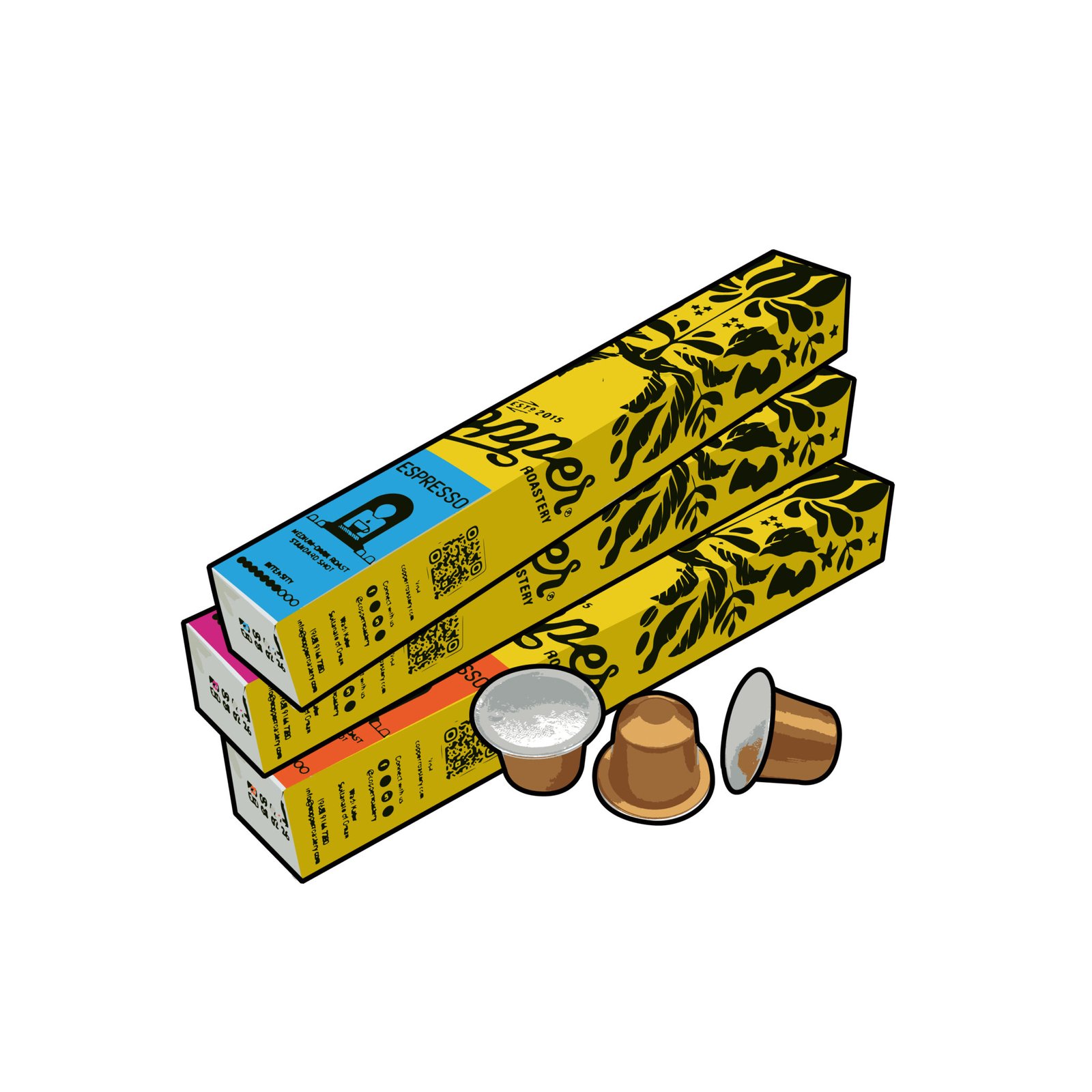 Copper Roastery new website ICONS capsules