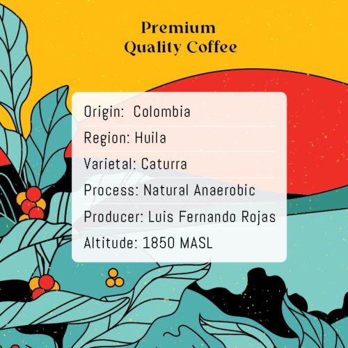 Copper Roastery colombia LFR 250g coffeebag coffee details