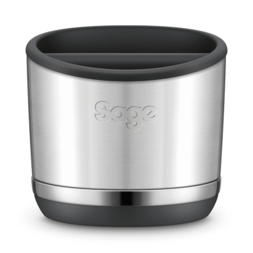 Sage Knock Box espresso puck disposal accessory – front view