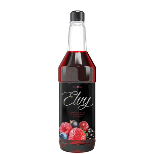 Elvy Berry Cocktail Flavored Syrup 1 Litre