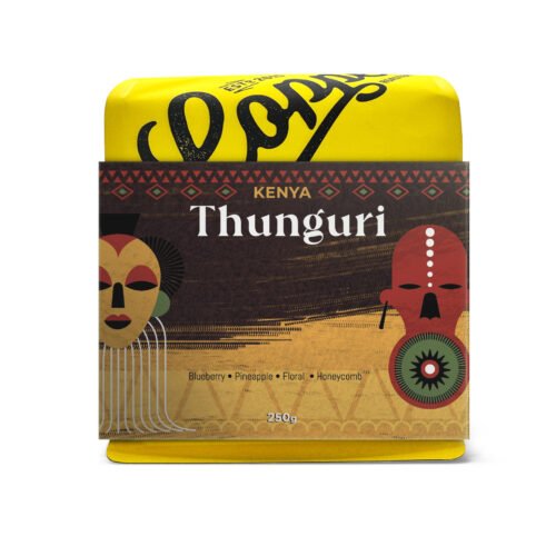 Kenya Thunguri specialty coffee with blueberry, pineapple and floral notes